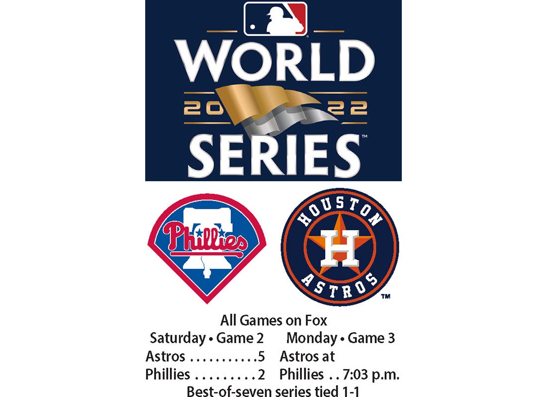 World Series Game 2 in Houston, Phillies vs. Astros