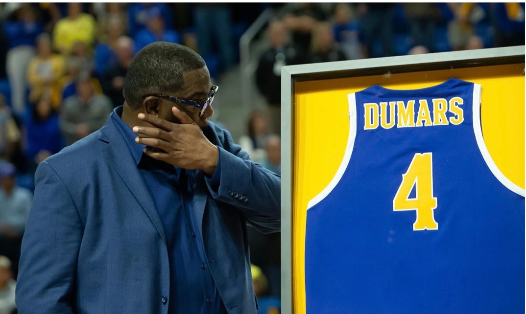 MyMcNeese Story: Joe Dumars  Joe Dumars is a revered McNeese alumnus and  basketball legend. In 2003, he received the NBA Executive of the Year Award  and in 2006, he was inducted