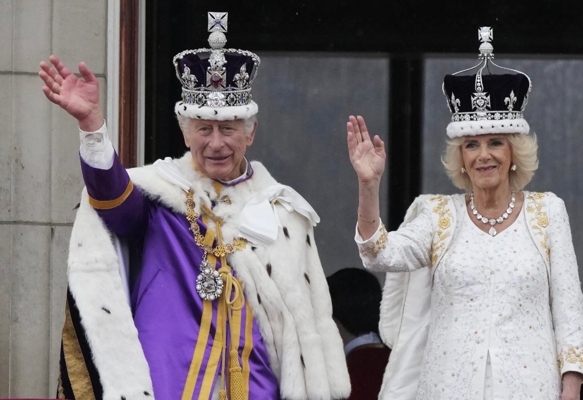 ABC7 News on X: With King Charles III crowned as the U.K.'s new king,  Camilla has been crowned as the Queen of England.   #kingcharlesIII #queencamilla #royalfamily  / X