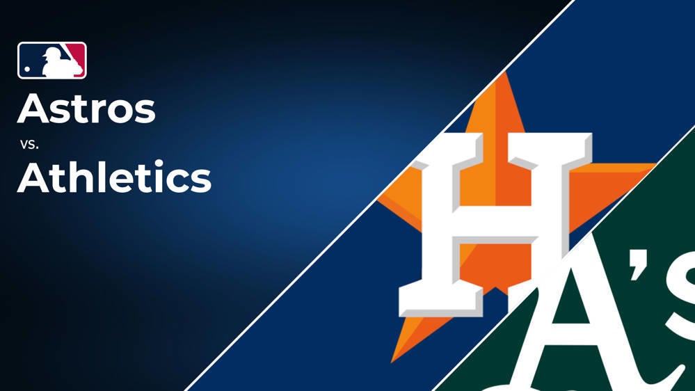 Astros vs. Athletics Series Preview: TV Channel, Live Streams, Starting Pitchers and Game Info - July 22-24