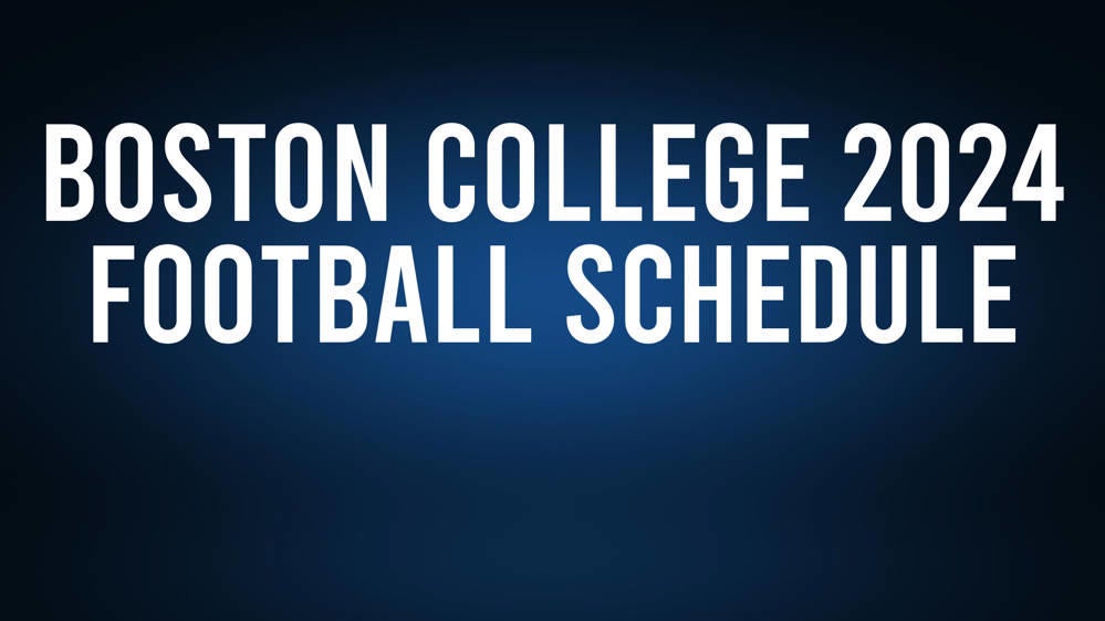 Boston College 2024 Football Schedule, Record, Results American Press