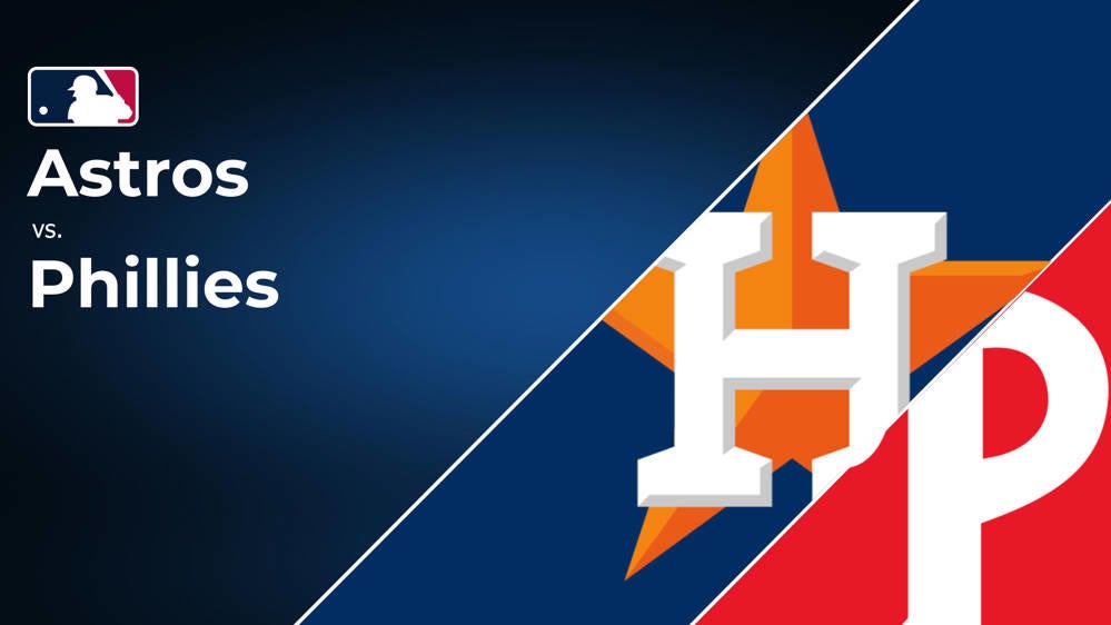 How to watch the Astros vs. Phillies game: Streaming and TV channel information for August 26