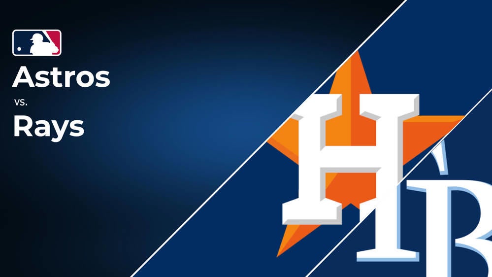 How to watch the Astros vs. Rays game: Streaming and TV channel information for August 12