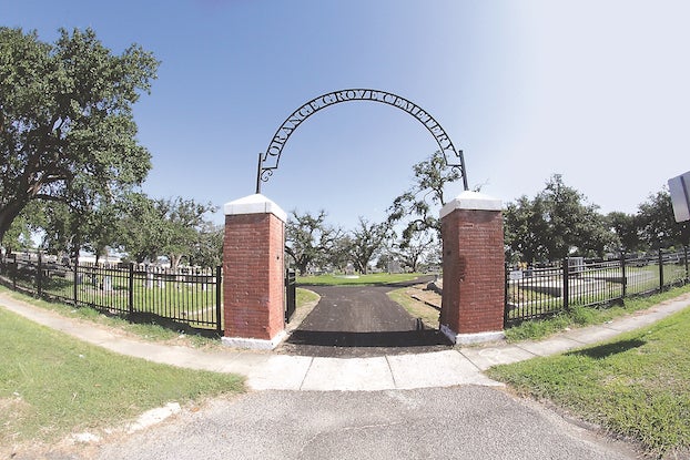 Orange Grove-Graceland on the mend: Historic cemetery recovering from one-two punches delivered by hurricanes