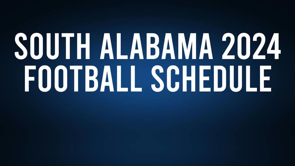 South Alabama 2024 Football Schedule, Record, Results American Press