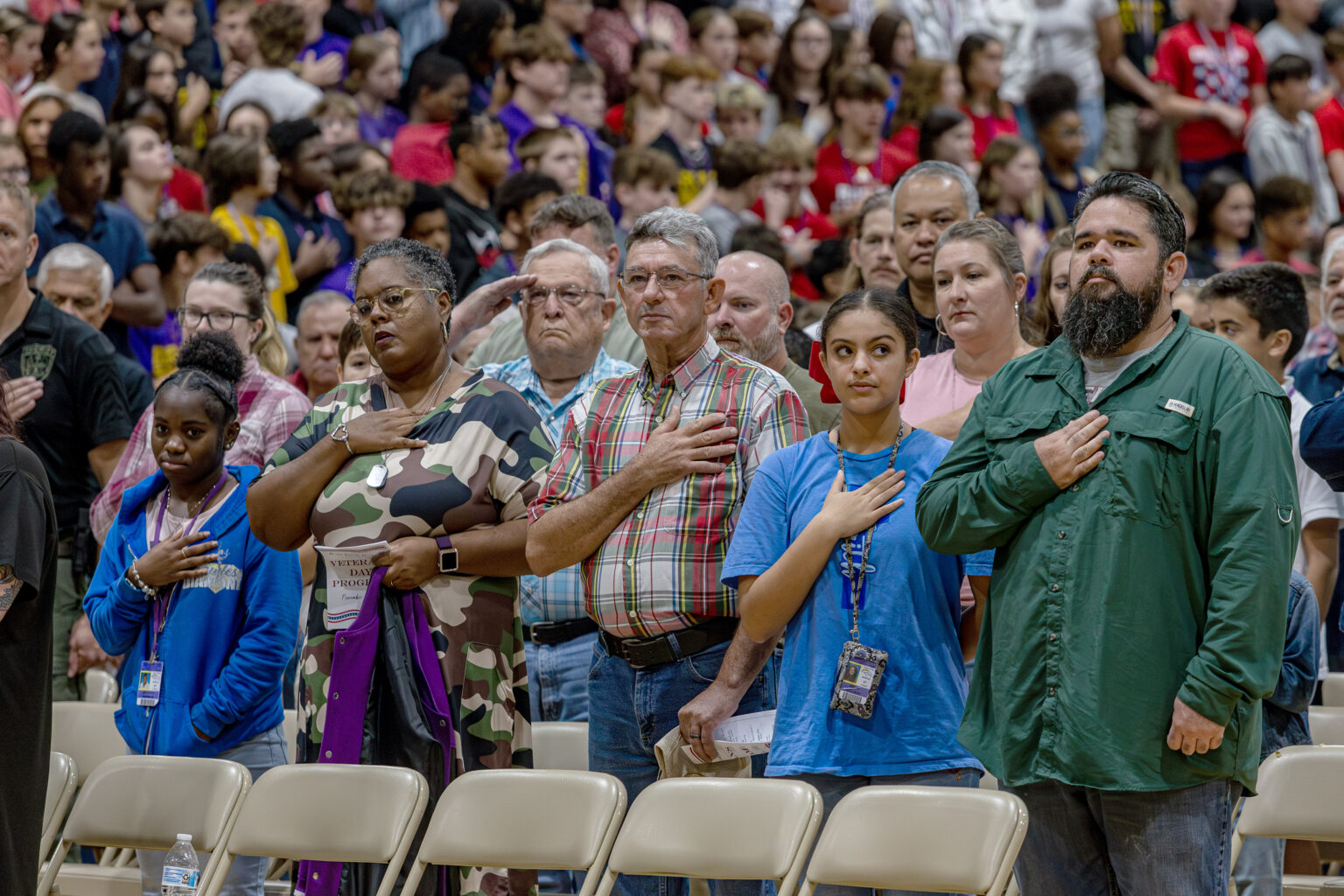 Moss Bluff Middle students honor legacies of service, loyalty to ...