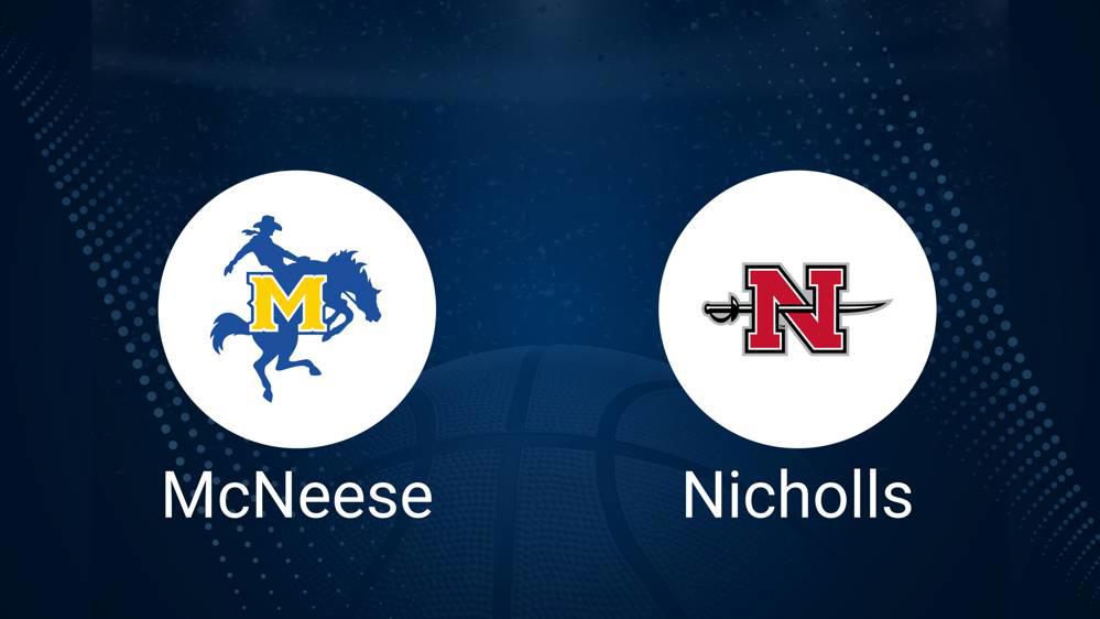 McNeese vs. Nicholls State Basketball Tickets - Saturday, January 11