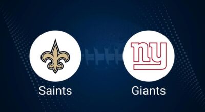 Saints vs. Giants: Odds, Moneyline, and Spread - Week 14