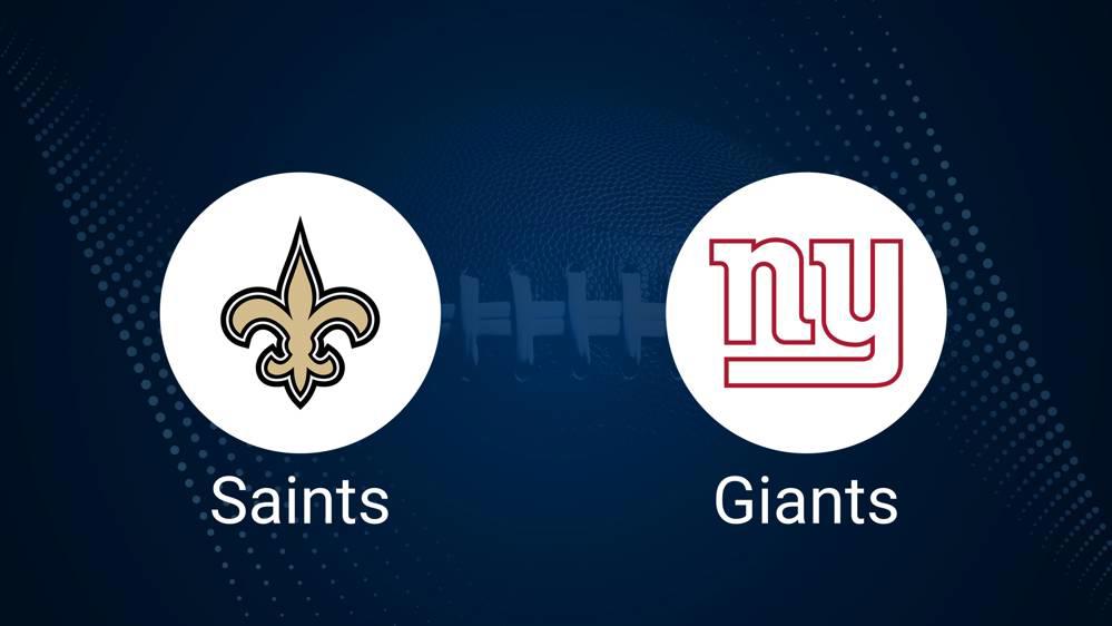 Saints vs. Giants: Odds, Moneyline, and Spread - Week 14