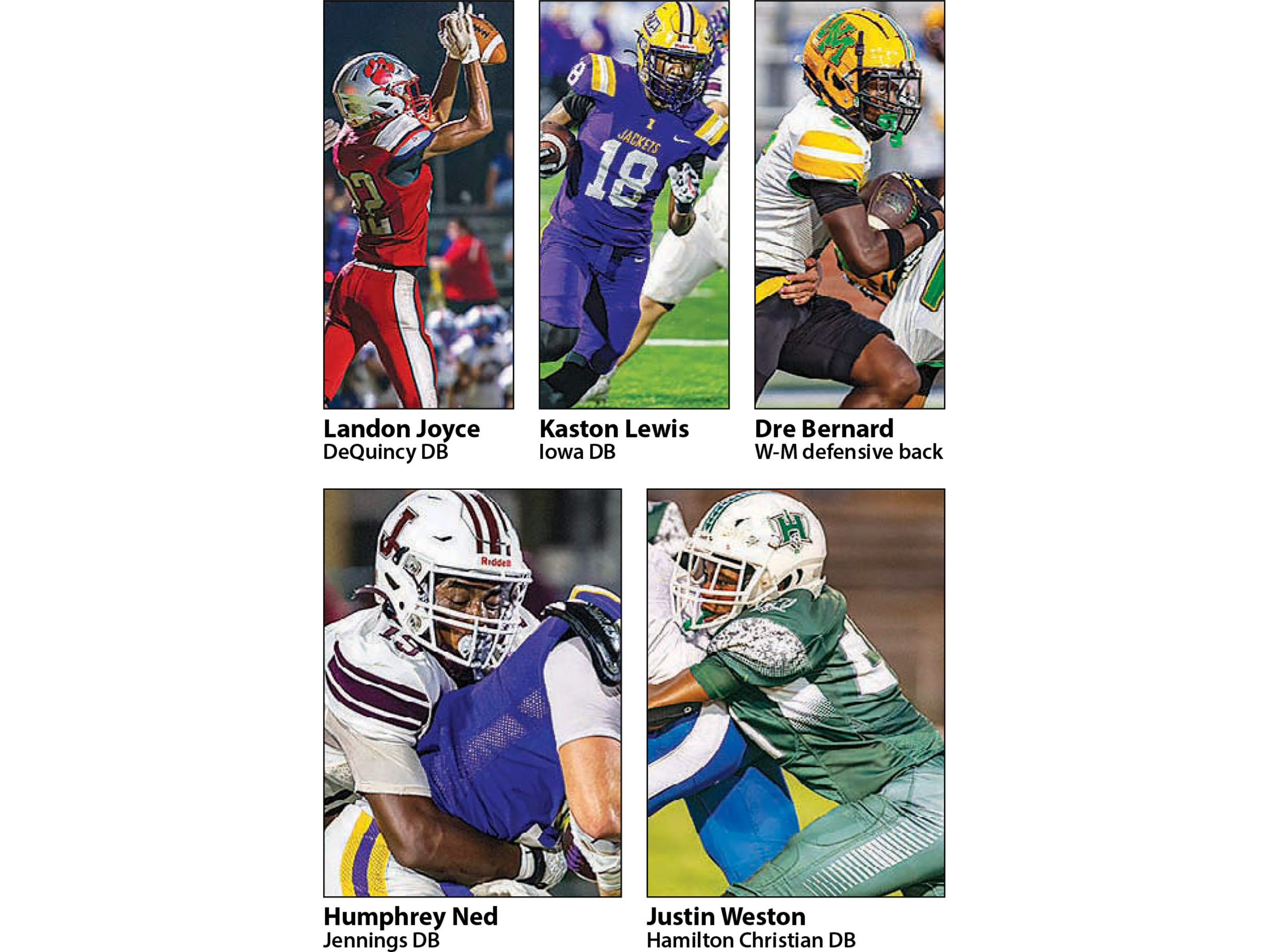 Defensive backs need to be versatile, seven area players who combine finesse with power