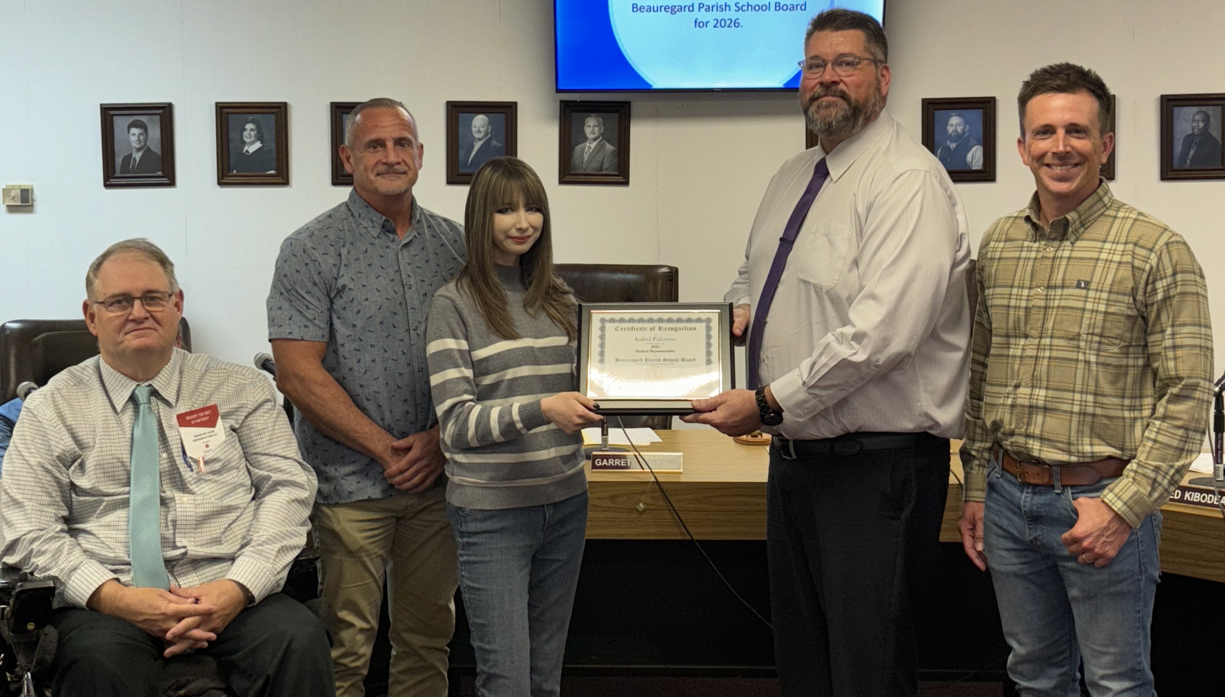 Beauregard School Board Chooses Leaders for 2026